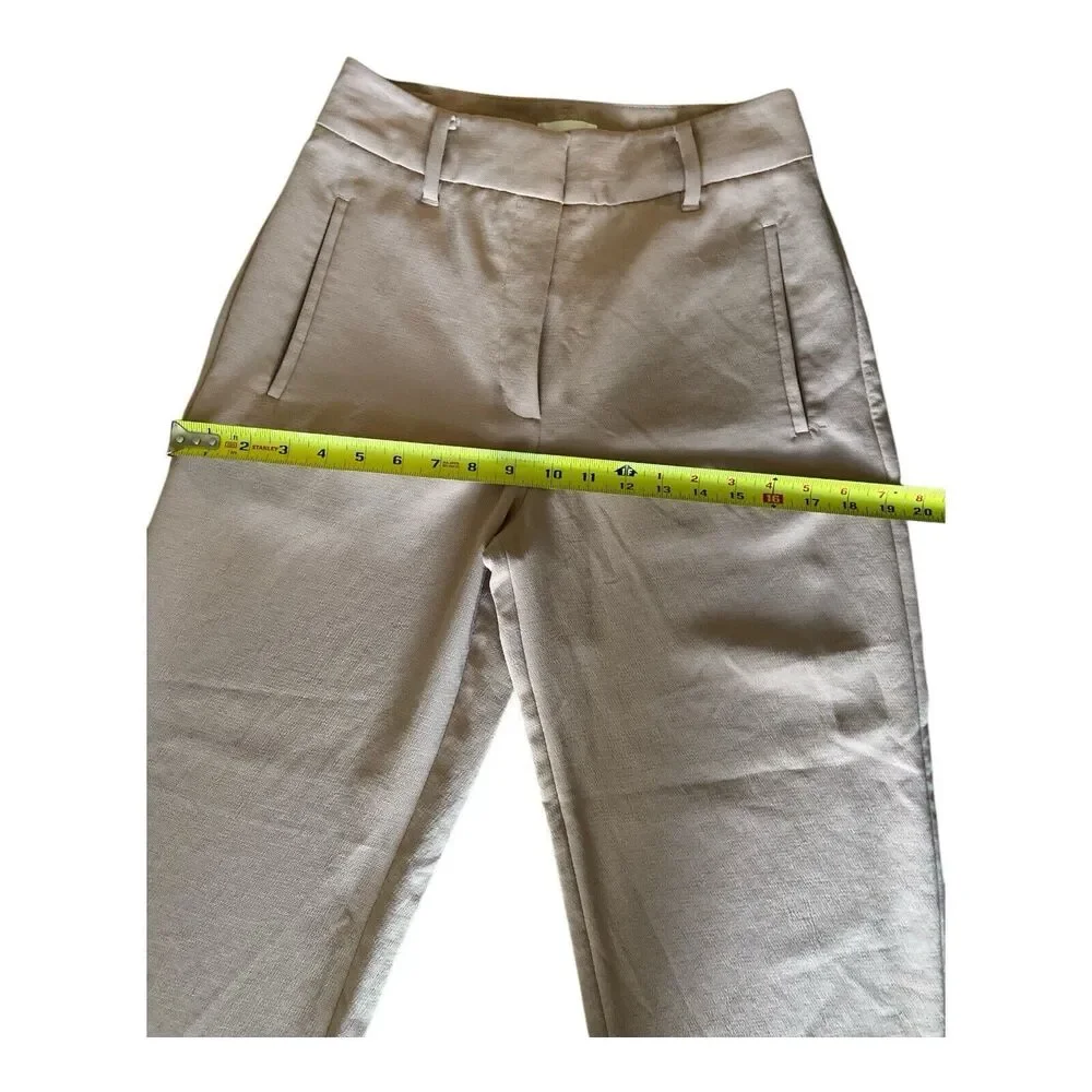 Wilfred Dress Pant Beige‎ Size 4 Crepe Woman 100% Polyester